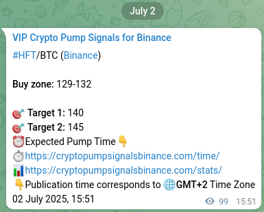 Crypto market signal proof: HFT pump on Binance, 02 July 2025, 18:37