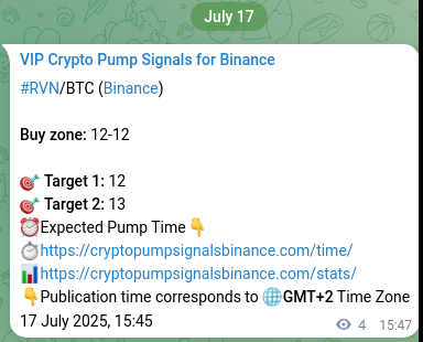 Market signal verification: RVN on Binance at 17 July 2025, 15:52