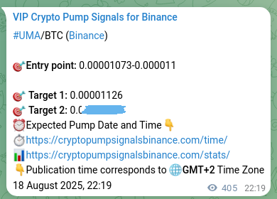 Trading accuracy: UMA signal validation on Binance, 19 August 2025, 09:33