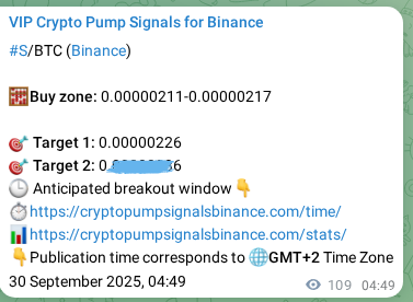 S pump signal verification from Binance, timestamp: 30 September 2025, 07:52